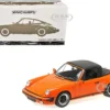 1983 Porsche 911 Carrera Targa 3.2 Orange 1/18 Diecast Model Car By Minichamps