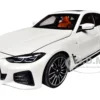 BMW I4 White Metallic 1/18 Diecast Model Car By Minichamps