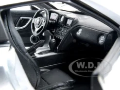 2009 Nissan GT-R R35 Silver 1/18 Diecast Model Car By Bburago -SOLIDO Shop 11030nssangt05 03738.1434723353.1280.1280