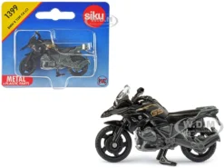 BMW R1250 GS LCI Motorcycle Black And Gray Diecast Model By Siku