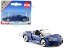 Porsche 918 Spyder Matt Blue Diecast Model Car By Siku
