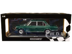 1968 BMW 2500 Green Metallic Limited Edition To 504 Pieces Worldwide 1/18 Diecast Model Car By Minichamps