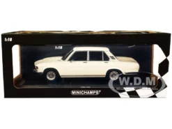 1968 BMW 2500 White Limited Edition To 504 Pieces Worldwide 1/18 Diecast Model Car By Minichamps
