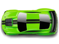 2020 Ford Mustang Shelby GT500 Bright Green With Black Stripes 1/64 Diecast Model Car By Muscle Machines -SOLIDO Shop 15550grn 3 41163.1630393471.1280.1280