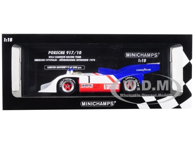 Porsche 917/10 #1 Will Kauhsen Racing Team Emerson Fittipaldi Nurburgring Interserie 1974 Limited Edition To 300 Pieces Worldwide 1/18 Diecast Model Car By Minichamps 7 Porsche 917/10 #1 Will Kauhsen Racing Team Emerson Fittipaldi Nurburgring Interserie 1974 Limited Edition To 300 Pieces Worldwide 1/18 Diecast Model Car By Minichamps - Image 7