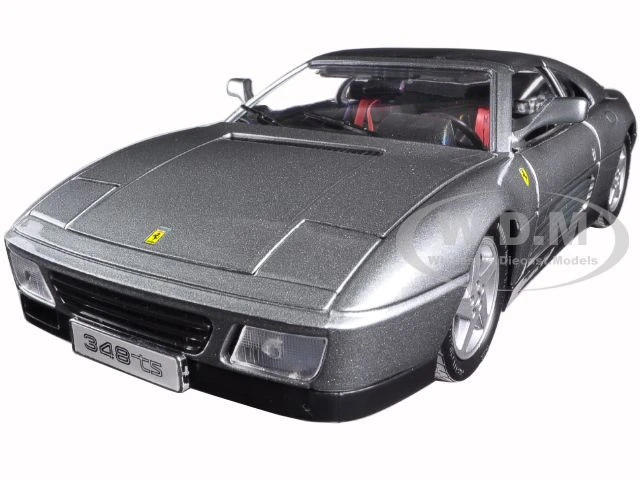 Ferrari 348 TS Grey 1/18 Diecast Model Car By Bburago 1 Ferrari 348 TS Grey 1/18 Diecast Model Car By Bburago
