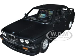 1989 BMW M3 Street EVO Dark Blue Metallic 1/18 Diecast Model Car By Minichamps