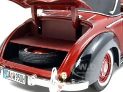 1950 Mercedes Benz 170S Cabriolet Burgundy And Black 1/18 Diecast Model Car By Signature Models -SOLIDO Shop 18123mercby04 30122.1431113802.1280.1280