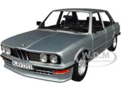 1980 BMW M 535i Light Blue Metallic 1/18 Diecast Model Car By Norev