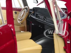 1966 Mercedes-Benz 200 Red With Beige Top 1/18 Diecast Model Car By Norev -SOLIDO Shop 183706 4 60863.1716934394.1280.1280