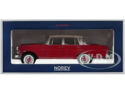 1966 Mercedes-Benz 200 Red With Beige Top 1/18 Diecast Model Car By Norev -SOLIDO Shop 183706 6 03108.1716934394.1280.1280