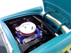 1956 Ford ThunderbirdBlue Street Rod 1/24 Diecast Car By Unique Replicas -SOLIDO Shop 18511bt05 49306.1446658539.1280.1280