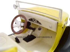 1934 Ford Convertible Custom Yellow 1/24 Diecast Car By Unique Replicas -SOLIDO Shop 18545y05 66224.1446662087.1280.1280