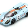 Porsche 917K #2 Pedro Rodriguez - Jackie Oliver "J.W. Automotive Engineering" Winner "24 Hours Of Daytona" (1971) With Acrylic Display Case 1/18 Model Car By Spark