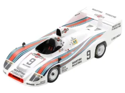 Porsche 908/80 #9 Jacky Ickx - Reinhold Joest "Martini Racing" 2nd Place "24 Hours Of Le Mans" (1980) With Acrylic Display Case 1/18 Model Car By Spark
