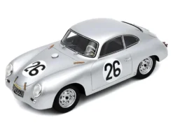 Porsche 356 #26 Max Nathan - Helmut 'Helm' Glockler "Porsche KG" "24 Hours Of Le Mans" (1956) With Acrylic Display Case 1/18 Model Car By Spark