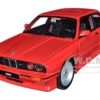 1988 BMW 3 Series M3 E30 Red 1/24 Diecast Model Car By Bburago