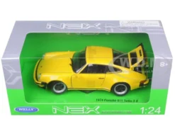 1974 Porsche 911 Turbo 3.0 Yellow 1/24 Diecast Model Car By Welly -SOLIDO Shop 24043y 6 83725.1454345471.1280.1280
