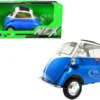 BMW Isetta Blue And White "NEX Models" 1/18 Diecast Model Car By Welly
