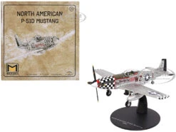 North American P-51D Mustang Fighter Aircraft "John Landers, 'Big Beautiful Doll', 84th Fighter Squadron, 78th Fighter Group, RAF Duxford, England" (1944) United States Army Air Force 1/72 Diecast Model By Militaria Die Cast