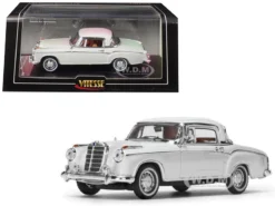 1958 Mercedes Benz 220 SE Coupe Ivory 1/43 Diecast Model Car By Vitesse