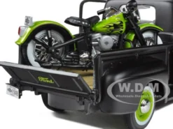 1948 Ford F-1 Pickup Truck "Harley Davidson" With 1948 Harley Davidson FL Panhead Motorcycle Black And Green 1/24 Diecast Models By Maisto -SOLIDO Shop 32171bkgrn 3 80337.1445354228.1280.1280