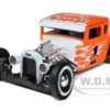 1929 Ford Model A #1 "Harley Davidson" Orange With White Flames 1/24 Diecast Model Car By Maisto