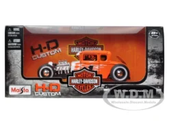 1929 Ford Model A #1 "Harley Davidson" Orange With White Flames 1/24 Diecast Model Car By Maisto -SOLIDO Shop 32175orw 6 78560.1445614120.1280.1280