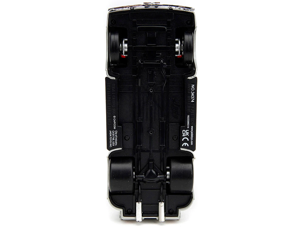 1956 Ford F-100 Pickup Truck Tan And Gray Metallic And Guile Diecast Figure "Street Fighter" Video Game "Anime Hollywood Rides" Series 1/24 Diecast Model Car By Jada 11 1956 Ford F-100 Pickup Truck Tan And Gray Metallic And Guile Diecast Figure "Street Fighter" Video Game "Anime Hollywood Rides" Series 1/24 Diecast Model Car By Jada - Image 11