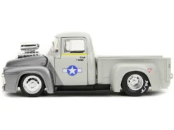 1956 Ford F-100 Pickup Truck Tan And Gray Metallic And Guile Diecast Figure "Street Fighter" Video Game "Anime Hollywood Rides" Series 1/24 Diecast Model Car By Jada 13 1956 Ford F-100 Pickup Truck Tan And Gray Metallic And Guile Diecast Figure "Street Fighter" Video Game "Anime Hollywood Rides" Series 1/24 Diecast Model Car By Jada -SOLIDO Shop 34373 3 91121.1677705722.1280.1280