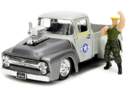 1956 Ford F-100 Pickup Truck Tan And Gray Metallic And Guile Diecast Figure "Street Fighter" Video Game "Anime Hollywood Rides" Series 1/24 Diecast Model Car By Jada 16 1956 Ford F-100 Pickup Truck Tan And Gray Metallic And Guile Diecast Figure "Street Fighter" Video Game "Anime Hollywood Rides" Series 1/24 Diecast Model Car By Jada -SOLIDO Shop 34373 6 20169.1677705722.1280.1280