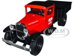 1931 Ford Model AA Pickup Truck Red And Black "Go Refreshed - Drink Coca-Cola" 1/24 Diecast Model Car By Motor City Classics
