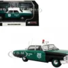 1964 Ford Galaxie 500 Police Car "New York Police Department" Black And Green With White Top Limited Edition To 504 Pieces Worldwide 1/43 Diecast Model By Iconic Replicas