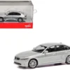 BMW 3 Series Silver Metallic 1/87 (HO) Plastic Model Car By Promotex