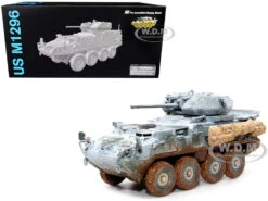 United States M1296 Stryker ICV (Infantry Carrier Vehicle) Dragoon Olive Drab (Snowy Version) "2nd Cav. Germany" (2020) "NEO Dragon Armor" Series 1/72 Plastic Model By Dragon Models