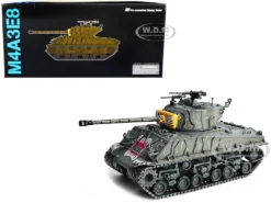 United States M4A3E8 Sherman "Tiger Face" Tank "24th Infantry Div., Han River, Korea" (1951) "NEO Dragon Armor" Series 1/72 Plastic Model By Dragon Models