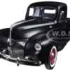 1940 Ford Pickup Matt Black 1/18 Diecast Model Car By Motormax
