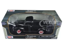 1940 Ford Pickup Matt Black 1/18 Diecast Model Car By Motormax -SOLIDO Shop 73170ACMTBK 6 54956.1488998887.1280.1280