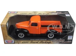 1940 Ford Pickup Truck Orange "Timeless Classics" 1/18 Diecast Model Car By Motormax -SOLIDO Shop 73170OR TC 6 13407.1568305133.1280.1280