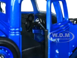 1937 Ford Pickup Truck Blue Metallic And Black "American Classics" 1/24 Diecast Model Car By Motormax -SOLIDO Shop 73233AC BLBK 4 33999.1737662025.1280.1280