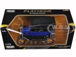 1925 Ford Model T Touring Blue Metallic With Black Top 1/24 Diecast Model Car By Motormax -SOLIDO Shop 79319 6 69878.1445350019.1280.1280