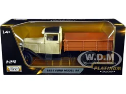 1931 Ford Model AA Pickup Truck Cream And Black "Platinum Collection" Series 1/24 Diecast Model Car By Motormax -SOLIDO Shop 79377crm 6 26841.1680102601.1280.1280