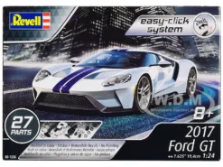 Level 2 Easy-Click Model Kit 2017 Ford GT 1/24 Scale Model By Revell