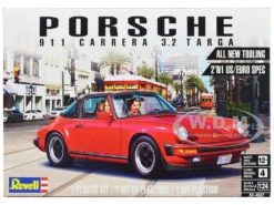 Level 4 Model Kit Porsche 911 Carrera 3.2 Targa 2-in-1 Kit 1/24 Scale Model By Revell