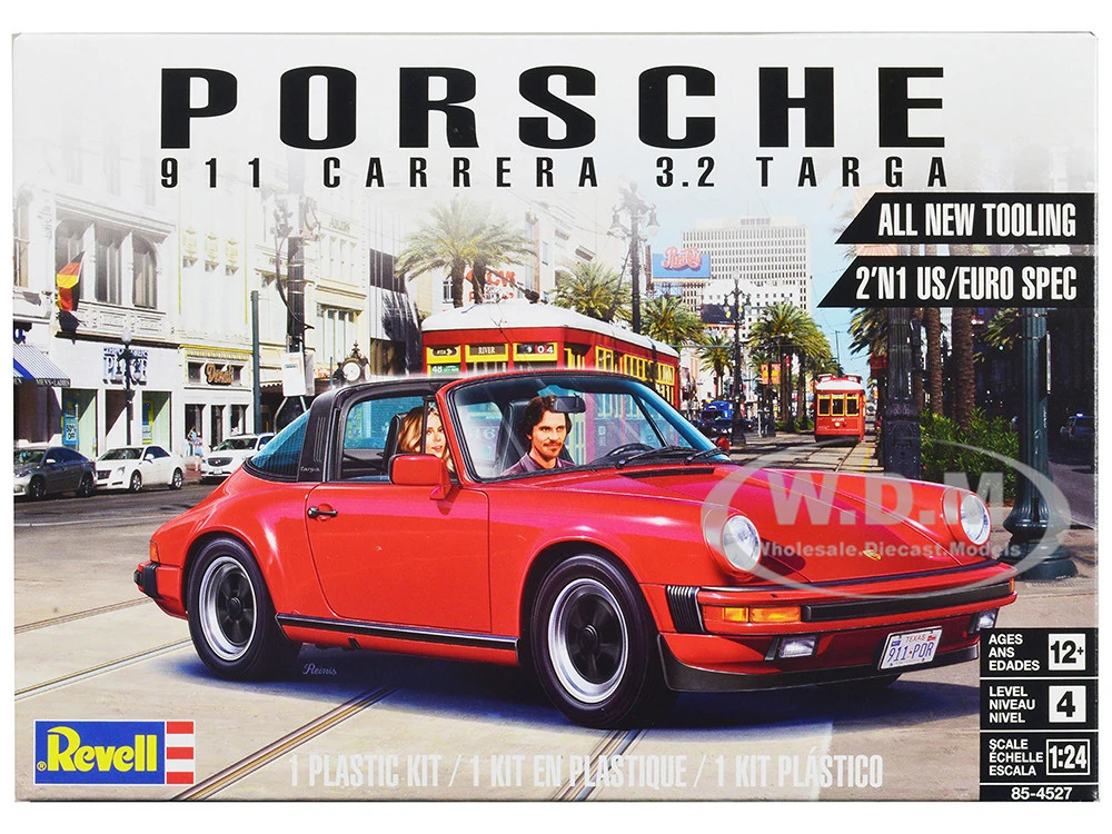 Level 4 Model Kit Porsche 911 Carrera 3.2 Targa 2-in-1 Kit 1/24 Scale Model By Revell 1 Level 4 Model Kit Porsche 911 Carrera 3.2 Targa 2-in-1 Kit 1/24 Scale Model By Revell
