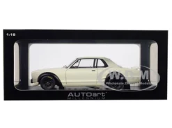 1972 Nissan Skyline GT-R (KPGC-10) Racing White "Millennium" 1/18 Diecast Model Car By Autoart -SOLIDO Shop 87279 5 69893.1563925983.1280.1280