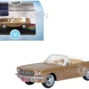 1965 Ford Mustang Convertible Prairie Bronze Metallic 1/87 (HO) Scale Diecast Model Car By Oxford Diecast