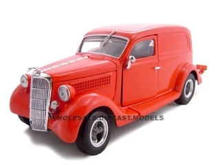 1935 Ford Sedan Delivery Red 1/24 Diecast Car By Unique Replicas 1 1935 Ford Sedan Delivery Red 1/24 Diecast Car By Unique Replicas
