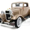 1932 Ford 3 Window Coupe Gold 1/18 Diecast Model Car By Road Signature