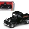 1934 Ford Pickup Truck Black 1/43 Diecast Model Car By Road Signature